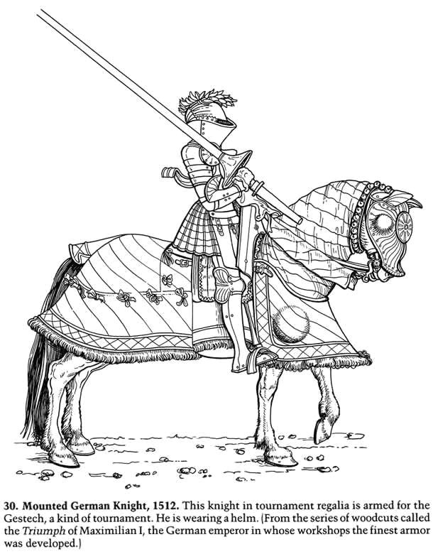 Drawing Kits for Kids Knights In Armor Fun Kit 4 Sample Pages Coloring Pages Kids