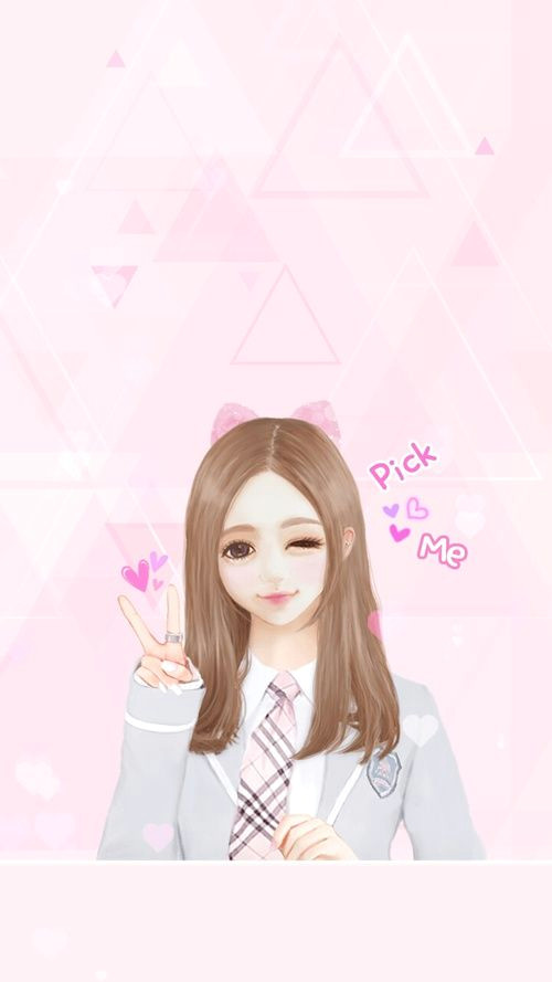 Drawing Korean Girl Enakei and Nana Image Lovely Girl Art Pinterest