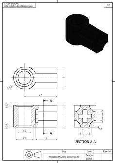 Drawing L Section Mechanical Drawings Blueprints Cad Drawings