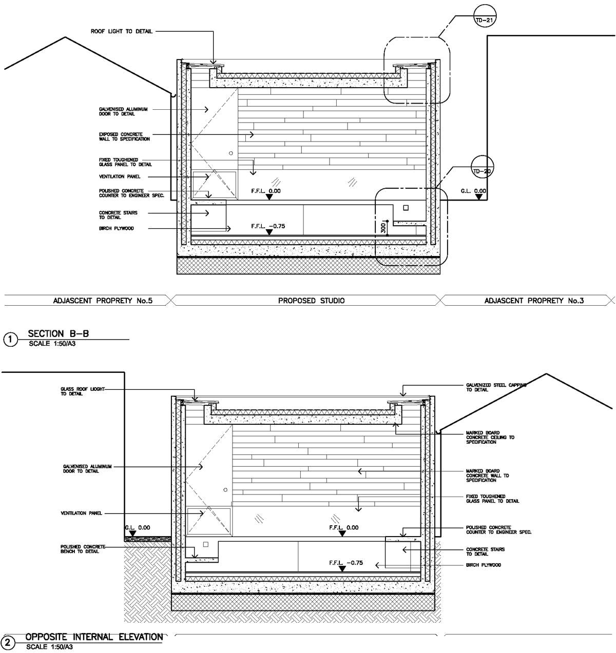 Drawing L Section Section Drawing Drawings Pinterest House Design Drawings and
