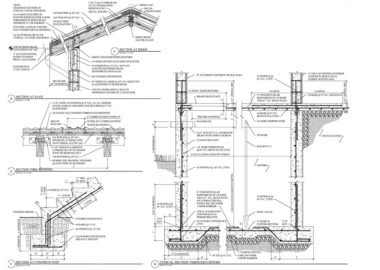 Drawing L Section Section Drawings Including Details Examples Wall Section Detail