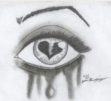 Drawing Love Eyes Hearts Drawings Heart Broken Drawing Broken Heart Doodle Broken