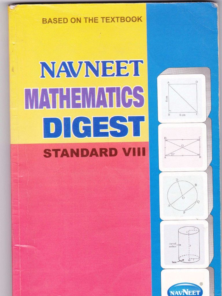 Drawing Made Easy Book Navneet Pdf Navneet Maths Digest Std 8th Circle Rectangle