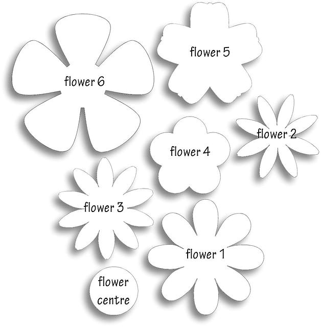 Drawing Master Class Flowers Pdf Different Flower Patterns Maybe for Making Flower Pins Templates