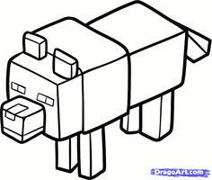 Drawing Minecraft Dogs 12 Best Minecraft Wolf Images Minecraft Wolf Bad Wolf Minecraft