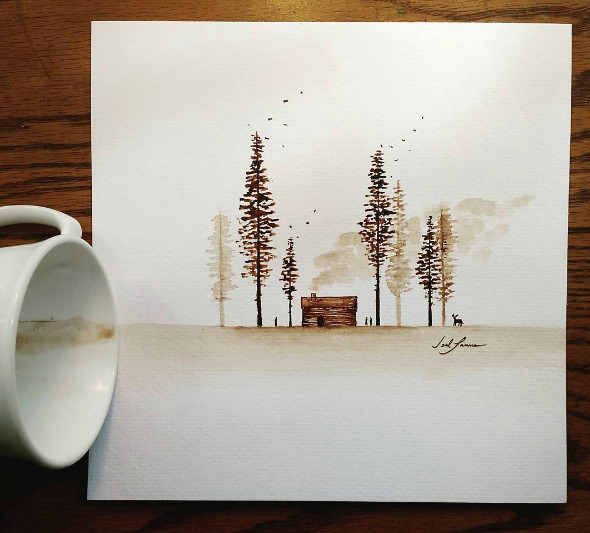 Drawing N Painting Ideas Learn the Basic Coffee Painting Techniques for Beginners Ideas and