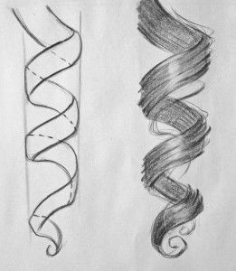 Drawing Natural Things Drawings Of Hair Fish Drawings Drawing Hair Drawing Tips Drawing