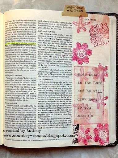 Drawing Near to God A Day In the Life Of A Country Mouse Journaling Bible Draw Near to