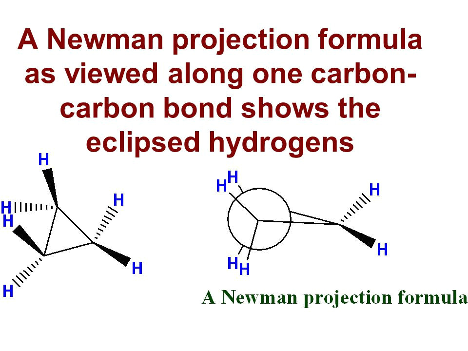 Drawing Newman Projections Converting Newman Projection to Line Drawing Unique Alkanes and