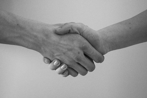 Drawing Of 2 Hands Shaking Shaking Hands Images A Pixabay A Download Free Pictures