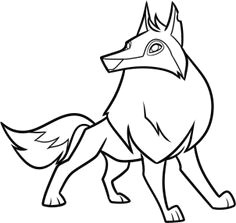 Drawing Of A Arctic Wolf Learn How to Draw Arctic Wolf From Animal Jam Animal Jam Step by