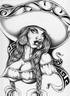 Drawing Of A Bad Girl 53 Best Bad Girls with Guns Images Raider Nation Chicano Art