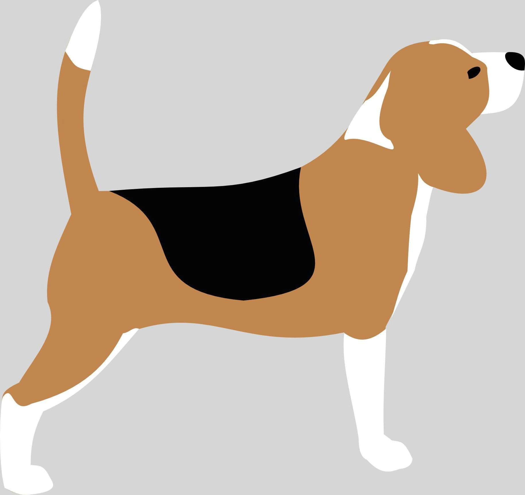 Drawing Of A Beagle Dog Beagle Silhouette Vector Drawing Dogart Pinterest Silhouette