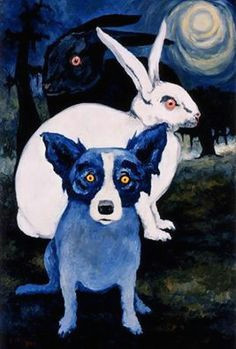 Drawing Of A Blue Dog 127 Best Blue Dog Images Blue Dog Blue Dog Art Blue Dog Painting