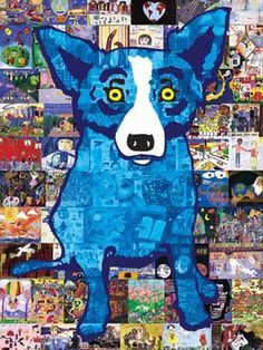 Drawing Of A Blue Dog 38 Best Rodrigue S Blue Dog Images Blue Dog Painting Dog