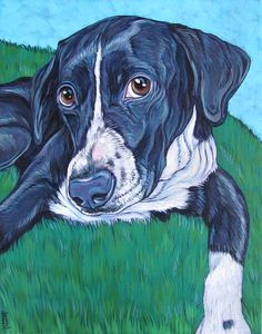 Drawing Of A Blue Dog 490 Best Dogs Art 8 Images Dog Art Dog Paintings Drawings Of Dogs