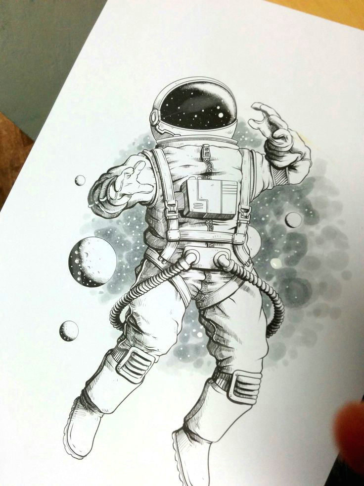 Drawing Of A Cartoon astronaut A89bd52183845 559b056dd82ea Jpg 1240a 1653 Blackwork Pinterest