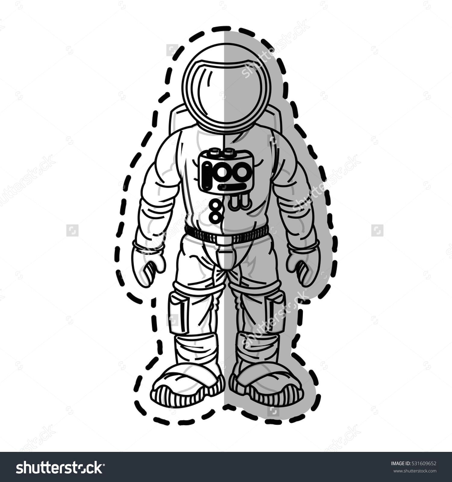 Drawing Of A Cartoon astronaut isolated astronaut Cartoon Design Disea Os De Nia Os Pinterest