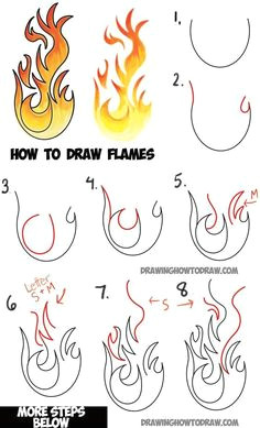 Drawing Of A Cartoon Fire 1952 Best Cartoon Drawings Images In 2019
