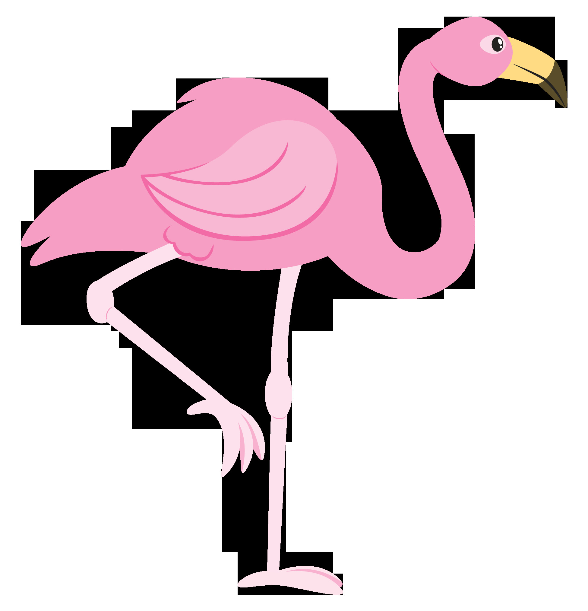 Drawing Of A Cartoon Flamingo Pink Flamingo Cartoon Clipart Clipart Kid Stuff Flamingo Clip