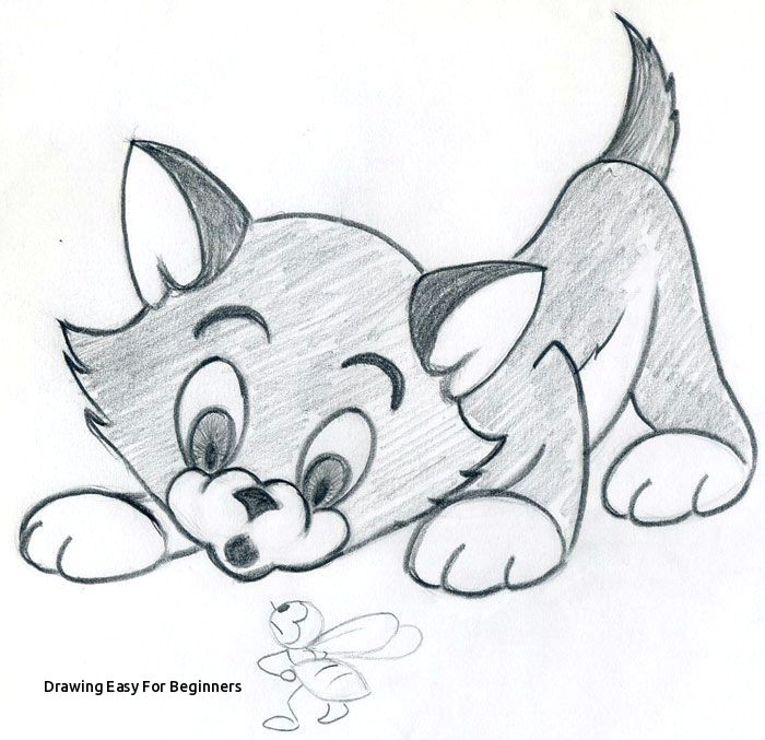Drawing Of A Cartoon Kitten Drawing Easy for Beginners Learn How to Draw Cartoon Kitten Quick