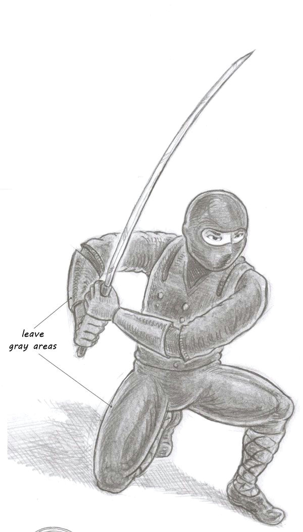 Drawing Of A Cartoon Ninja How to Draw A Ninja Drawings Drawings Art Ninja