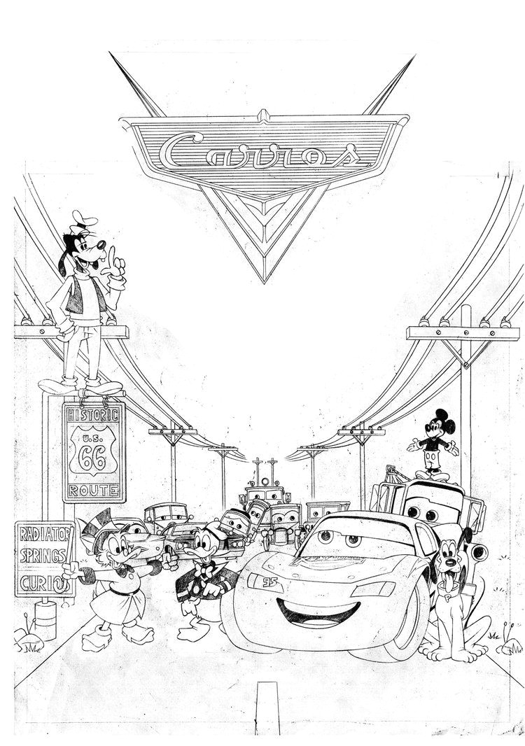 Drawing Of A Cartoon Pencil Disney Cartoon Pencil Drawings Cars Disney Pixar Pencil by