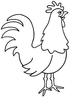 Drawing Of A Cartoon Rooster How to Draw A Rooster Step 5 Roosters Drawings Rooster