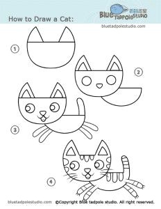Drawing Of A Cat Free Free How to Draw Printables Shoebox Packing Ideas Operation