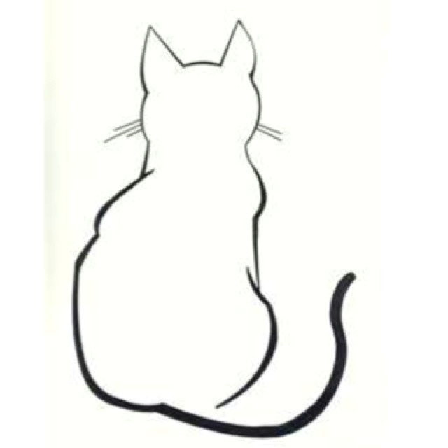 Drawing Of A Cat Lying Down Sitting Cat Sketch Sketch Cat S