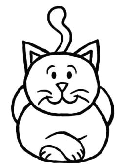 Drawing Of A Cat Nose How to Draw A Cat Step by Step Drawing Tutorial for Kids Zeichnen