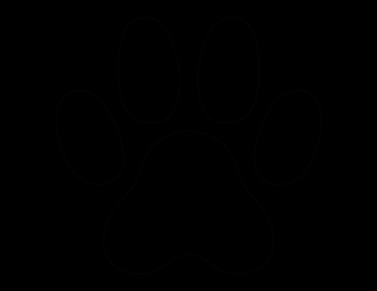 Drawing Of A Cat Paw Print Pin by Muse Printables On Printable Patterns at Patternuniverse Com
