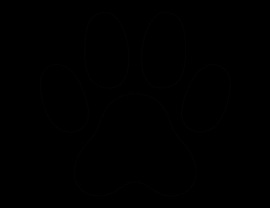 Drawing Of A Cat Paw Print Pin by Muse Printables On Printable Patterns at Patternuniverse Com
