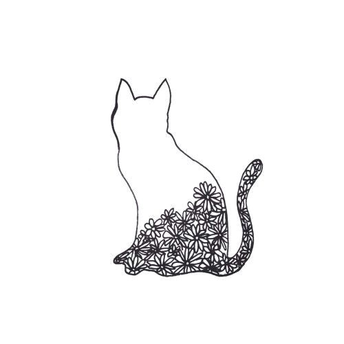 Drawing Of A Cat Playing Pin by Evelynd On Drawing Inspo Pinterest