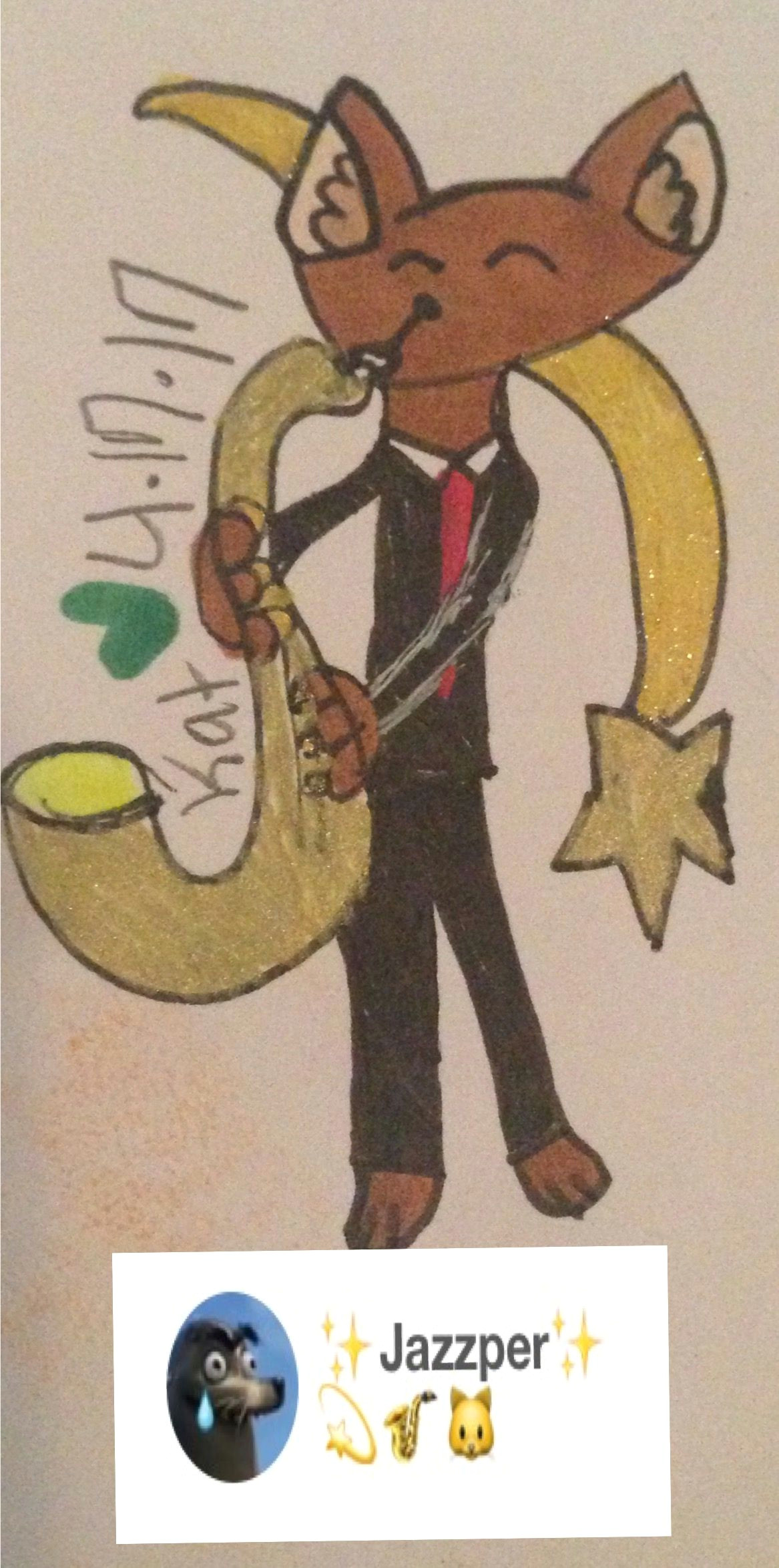 Drawing Of A Cat Playing Yes A Cat Playing Jazz Thanks Jazzper for Requesting the