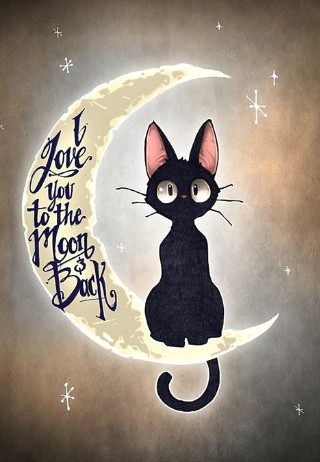 Drawing Of A Cat S Back 3 Black Cat Love 3 Crafts Pinterest Cat Art Art and Cats