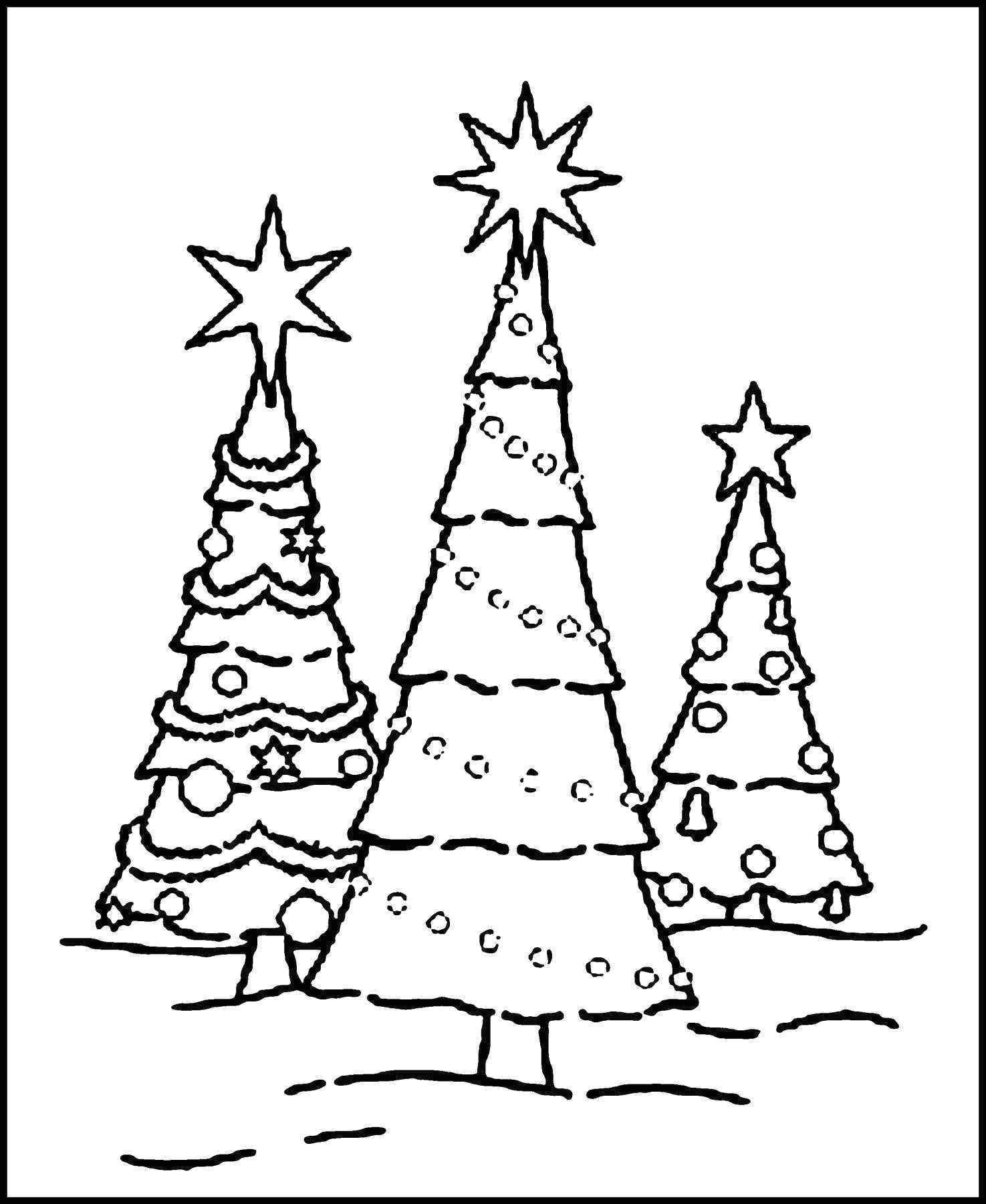 Drawing Of A Christmas Tree Luxury Christmas Tree Black and White Drawing Prekhome
