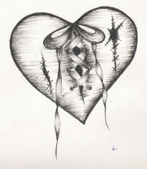 Drawing Of A Damaged Heart D D N N N D N D D D N N D D N D Dµd Zeichnen Ideen In 2018 Pinterest Drawings