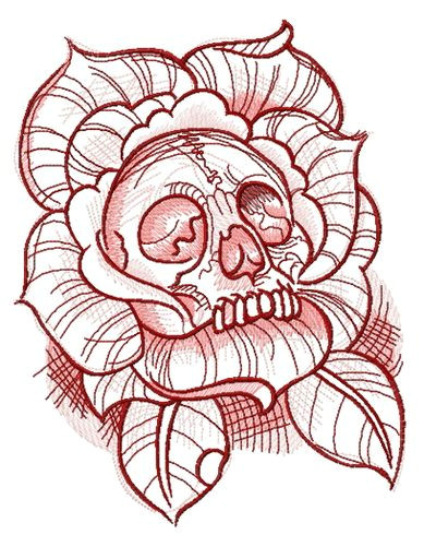 Drawing Of A Dead Rose Dead Rose Embroidery Design Stylish Embroidery Embroidery