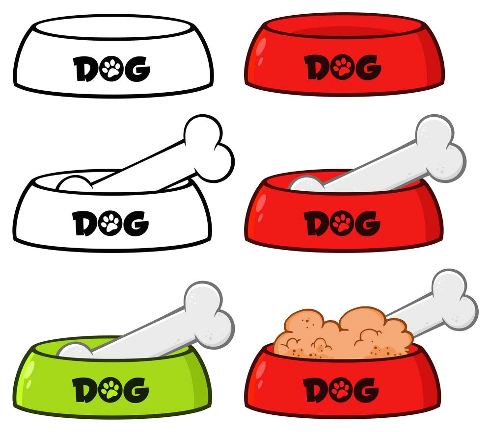 Drawing Of A Dog Bowl You Searched for Dog Bone Cartoon Drawing Simple Design