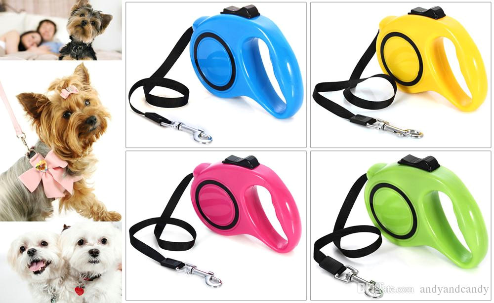Drawing Of A Dog On A Leash 2019 Retractable Dog Leash Lead Nylon Abs Pets Cats Puppy Leash