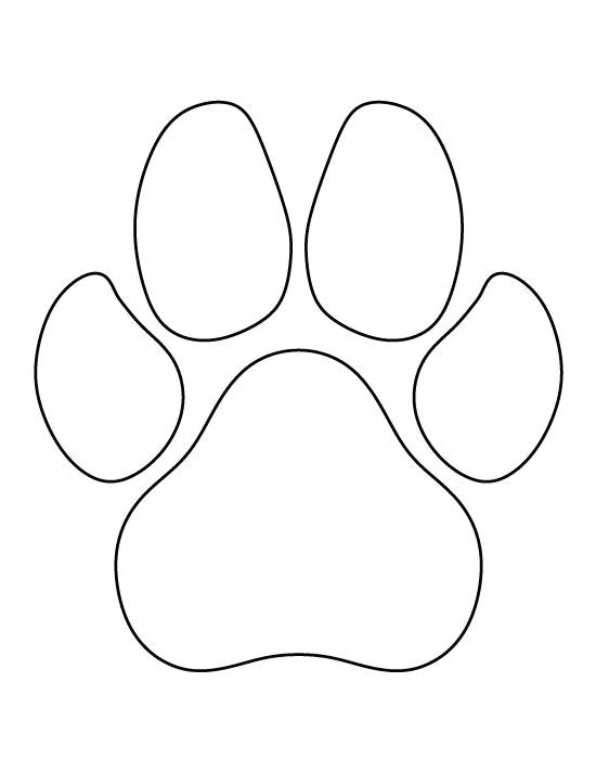 Drawing Of A Dog Paw Print Paw Print Stencil Paw Patrol Birthday String Art String Art