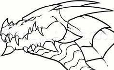 Drawing Of A Dragons Face 316 Best Dragon Head Drawing Images Dragon Art Dragon Head