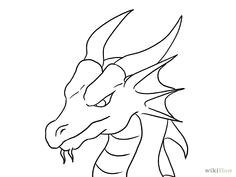 Drawing Of A Dragons Face How to Draw A Simple Dragon Head Step 8 Learn to Draw Drawings