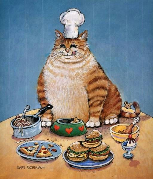 Drawing Of A Fat Cat Gary Patterson Cats A 115229 Gary Patterson Fat Cat De