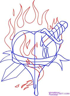 Drawing Of A Flaming Heart 120 Best How to Draw Images Doodle Art Doodles Doodles Zentangles