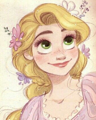 Drawing Of A Girl 3d Pin by Sarah Camp On Disney Rapunzel Disney Art Disney Princess