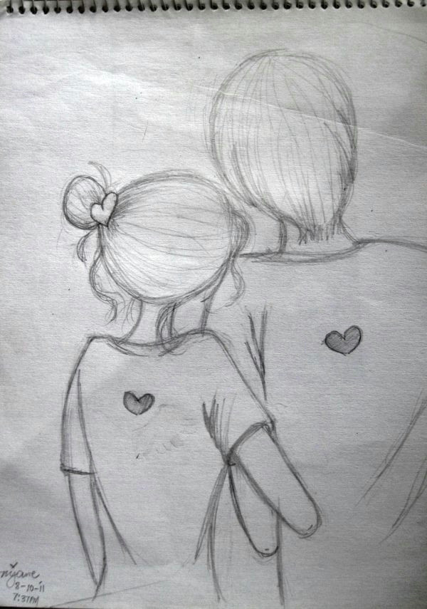 Drawing Of A Girl and Boy In Love Image Result for How to Draw A Sketch with Pencil Easily Drawing