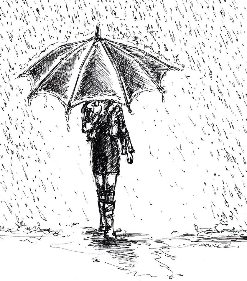 Drawing Of A Girl and Boy In the Rain with An Umbrella Girl In Rain Drawing Art Ideas In 2019 Drawings Art Art Drawings