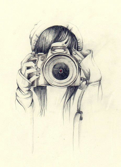 Drawing Of A Girl and Camera Pin by Jules Lyn On Things to Draw Pinterest Drawings Art and